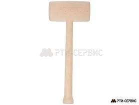 Киянка деревянная Ø60, 300 г, круглый боёк