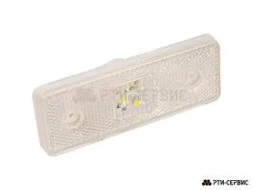 Фонарь габаритный 4-ех диодный LED (белый)  - фото 1