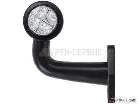 Фонари габаритные на кронштейне (2 шт.) LED красный/белый 24V (16 см) (E-206)