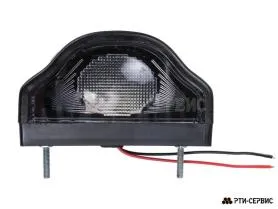 Фонарь подсветки номерного знака, LED (чёрный) - фото 4