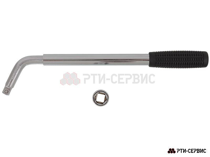 Ключ баллонный торцевой 17, 19 мм, L-образный, телескопический (З60х510 мм)  - фото 2