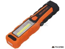 Фонарь светодиодный поворотный с магнитом 3 СОВ + 1 LED, 280 Lm, Li-ion 1800 mAh 