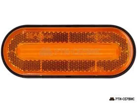 Фонарь габаритный LED желтый c функцией указателя поворота 12-36В