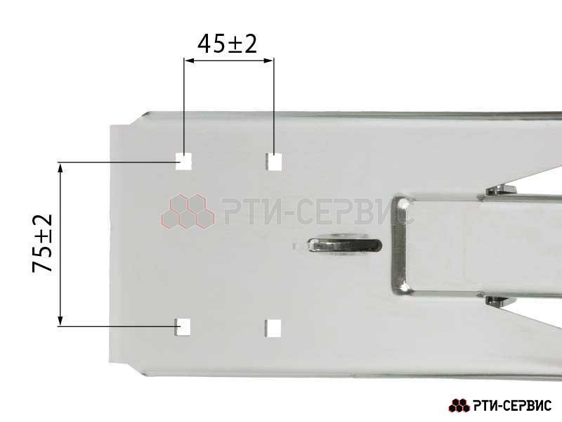 Запор штанговый Ø27 Zn ручка Push - фото 1