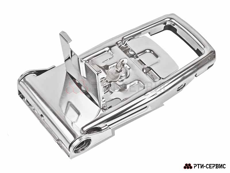 Запор штанговый Ø27 ручка Push 3 с ключом, SS - фото 2